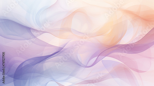 Abstract background inspired by lilac hues, delicate patterns, harmonious shapes, and dreamy colors, a visually stunning and emotionally resonant visual display Background Ai Generative