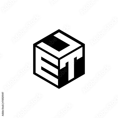 ETU letter logo design in illustration. Vector logo, calligraphy designs for logo, Poster, Invitation, etc. photo
