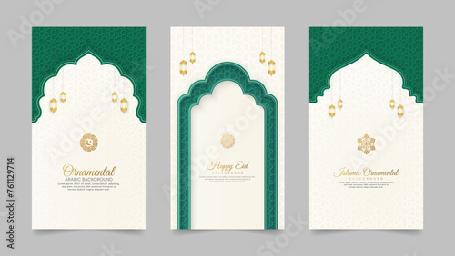 Islamic Arabic Realistic Social Media Stories Collection Template