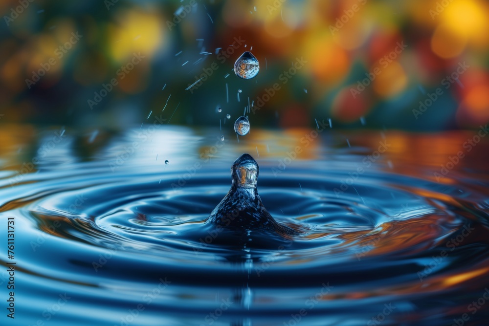 custom made wallpaper toronto digitaldrop of a drop into the water