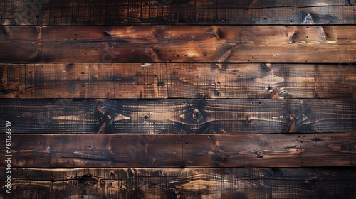 Wand aus dunklen Holzbrettern 