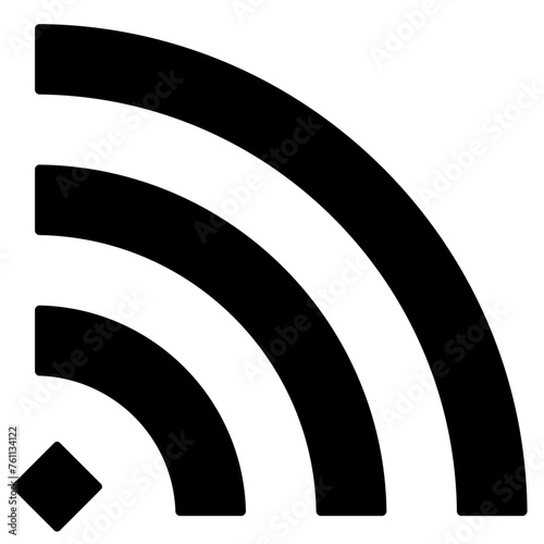 ビジネスアイコン「wi-fi・電波」