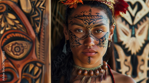 The rich tapestry of Maori culture weaves together stories of heritage and identity. photo