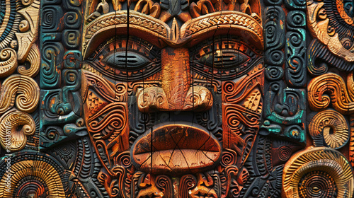 The rich tapestry of Maori culture weaves together stories of heritage and identity. photo