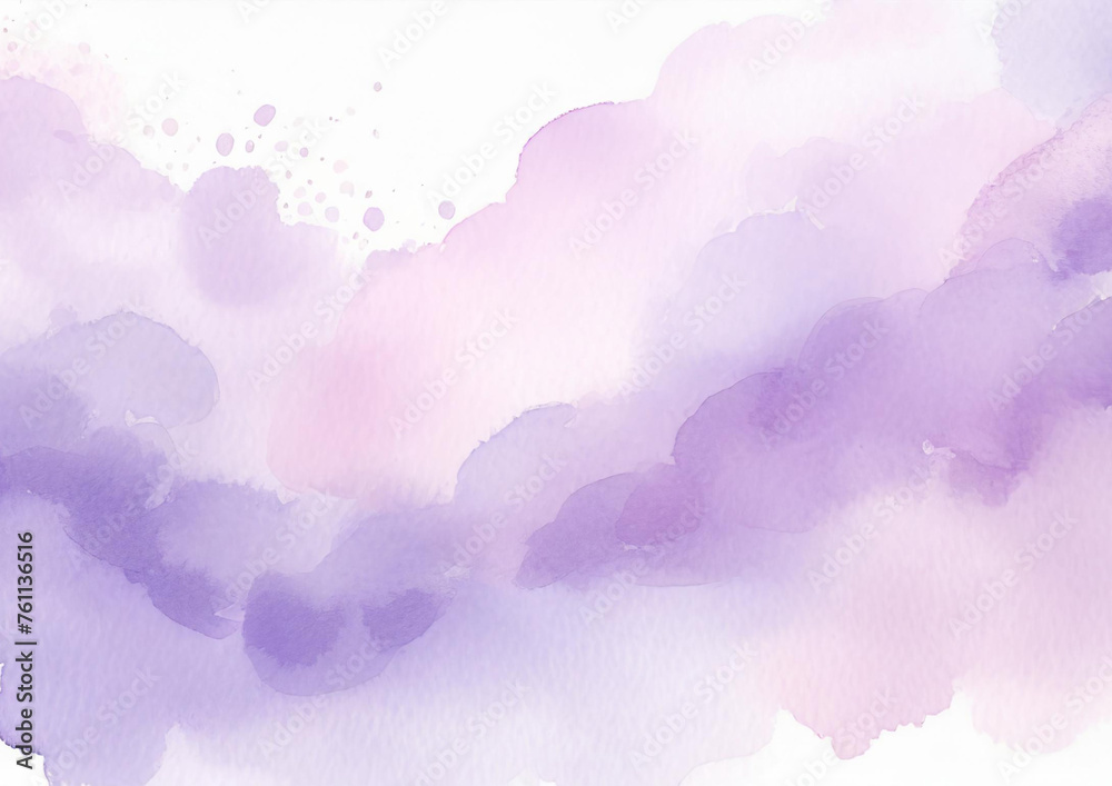 紫の水彩イメージの背景テクスチャ

