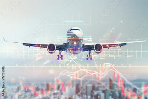 Airplane Ascendancy. Navigating the Skyways of Digital Investment Opportunities © Clynshot