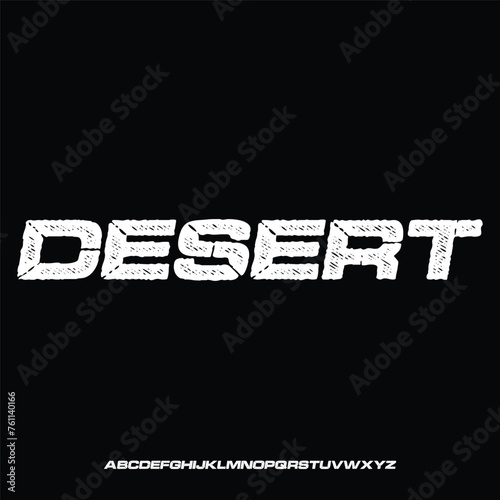desert the vintage rugged font display type face for outdoor or motorcycle club logo