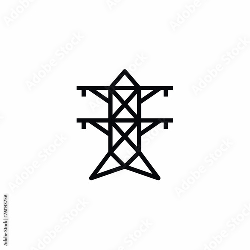 Electric Cables Tower Energy icon