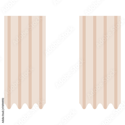 Brown Curtains
