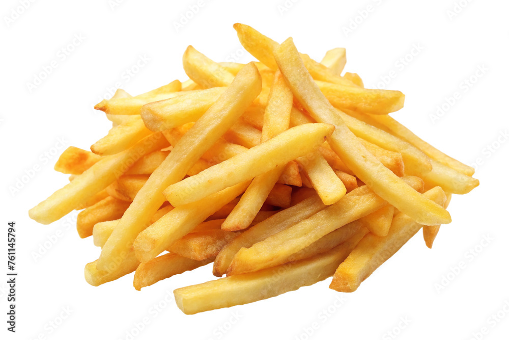 French Fries. Isolated on Transparent Background.
French Fries. Isolated on Transparent Background.