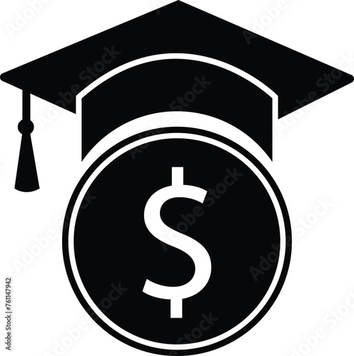 Student Loan icon. Academic scholarship sign. Education savings symbol. flat style.
