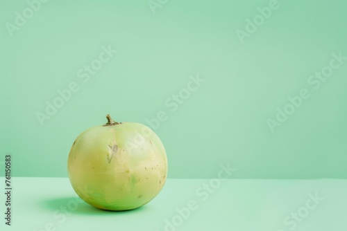 Green Apple on Table