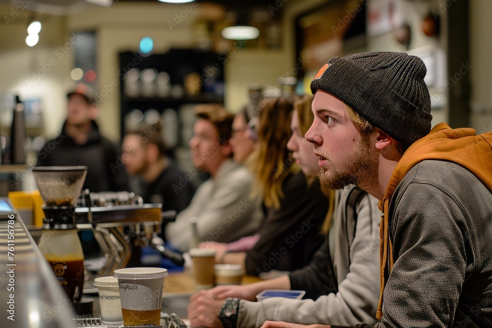 Aspiring Baristas Learn from Experts in Coffee Making Session