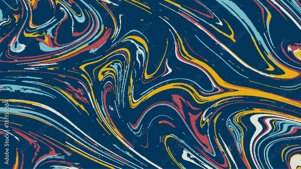 Obraz premium Seamless abstract marble pattern, wood texture. ector illustration. Creative background with blots for banner, presentation, menu and more.