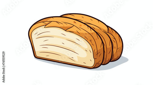 Bread icon. Flat design. flat vector isolated on white