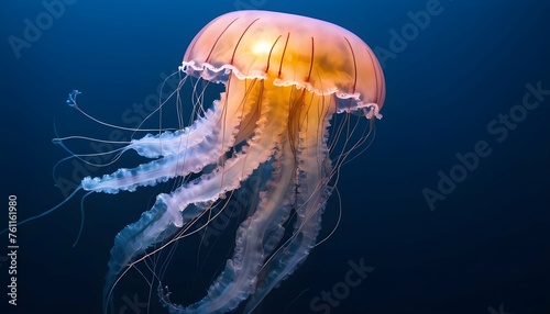 A Jellyfish With Tentacles That Light Up The Deep