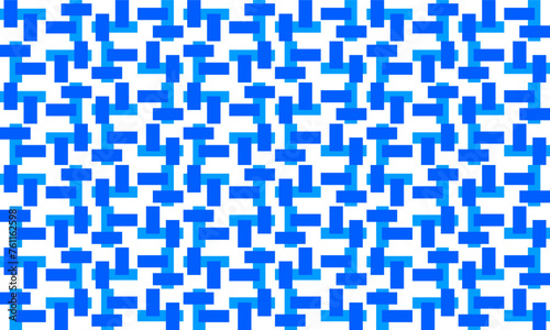 light blue and blue stair abstract step of rectangular block repeat pattern, replete image, design for fabric printing, patter print, square