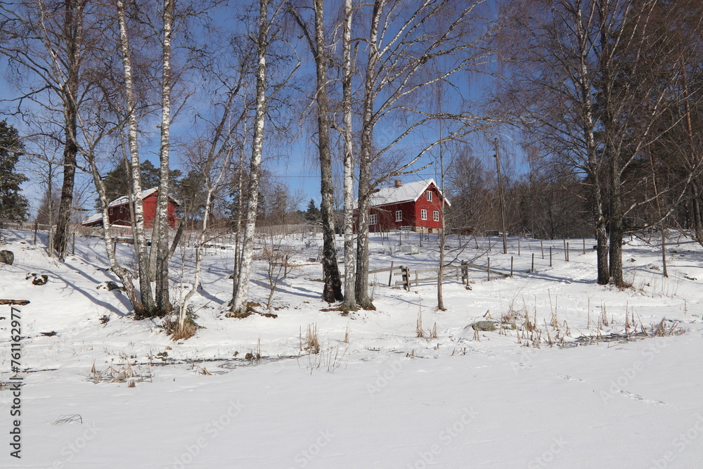 Naklejka premium Winter