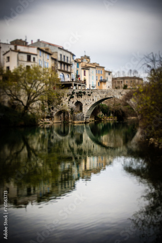Sauve et son pont, village typique du Gard