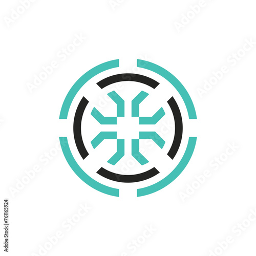 Modern core technology rotor logo