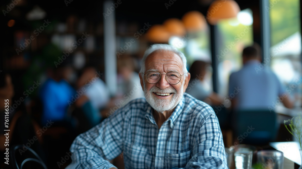 Senior Man Smiling.