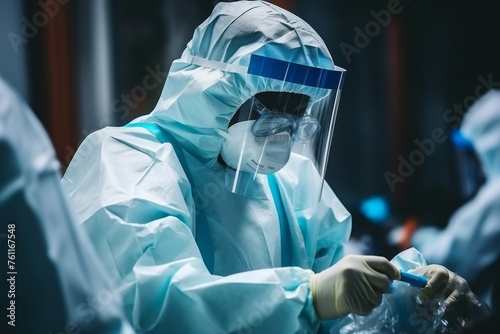 Doctor in protective suit. Medicine concept. Pandemic