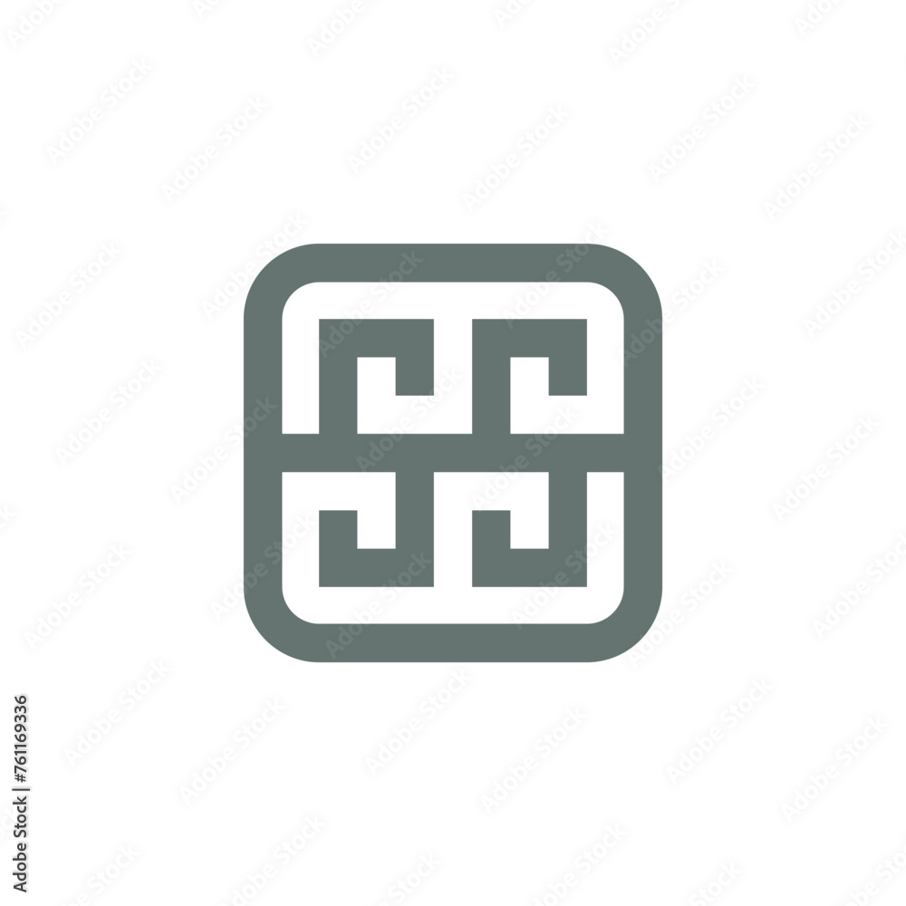modern letter S or SS logo modern letter S or SS logo
