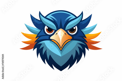 water-color-bird-face-logo.