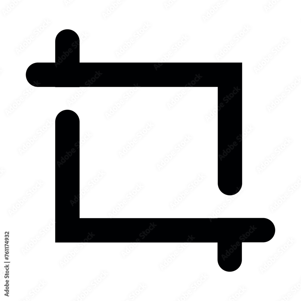 crop simple icon for graphic resources crop simple icon for graphic resources