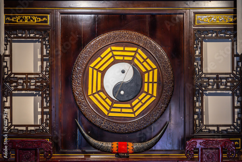 Chinese traditional culture Tai Chi and eight diagrams