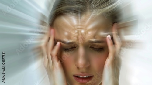Dizziness a term used to describe a range of sensations, such as feeling faint, woozy, weak or unsteady. that creates the false sense that you or your surroundings are spinning or moving