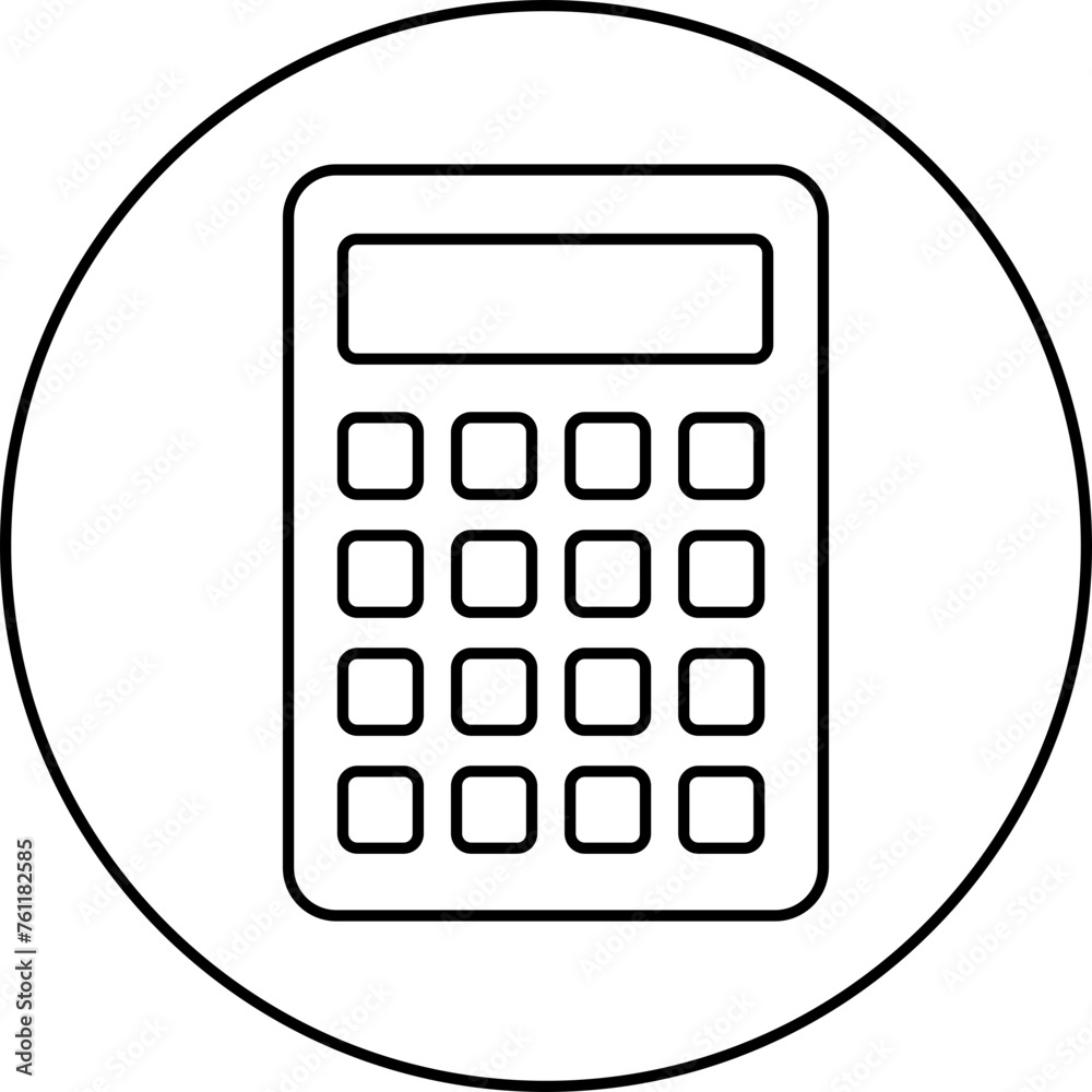 Calculator icon. Saving, finances sign. Economy concept trendy Outline style with editable stock for graphic design and website. Math icon. Element of education illustration on transparent background. Calculator icon. Saving, finances sign. Economy concept trendy Outline style with editable stock for graphic design and website. Math icon. Element of education illustration on transparent background.