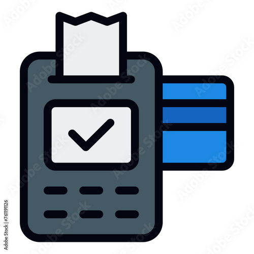 EDC filled line icon