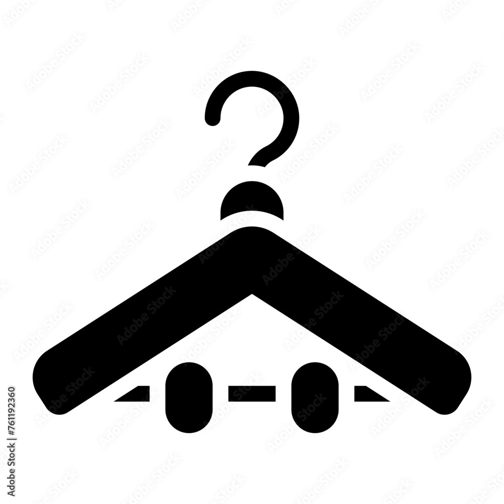 Hanger glyph glyph icon Hanger glyph glyph icon