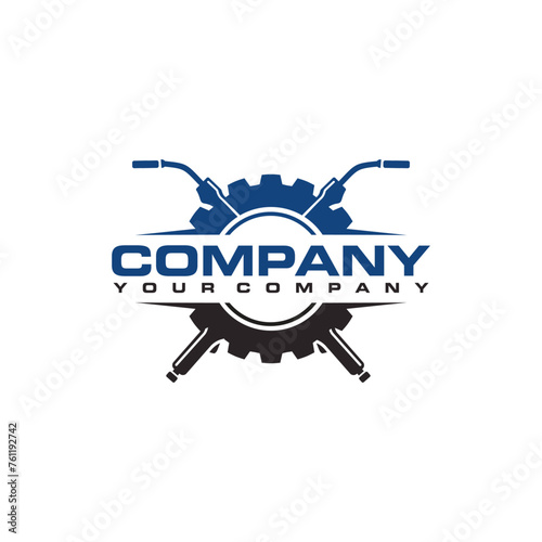 Welding Gear logo icon vector template.eps