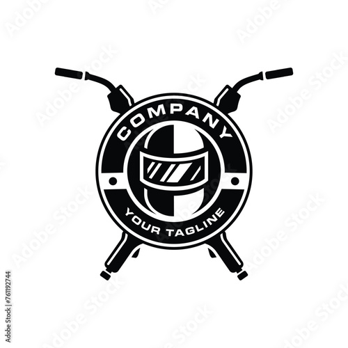 Welding Badge logo icon vector template.eps