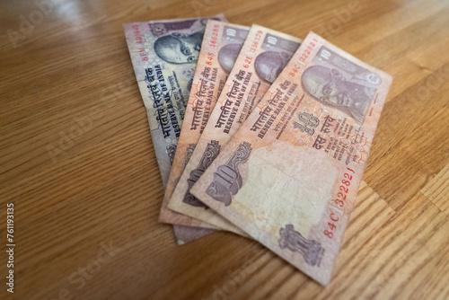 foreign currency india rupee on business trip and travel