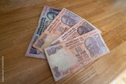 foreign currency india rupee on business trip and travel