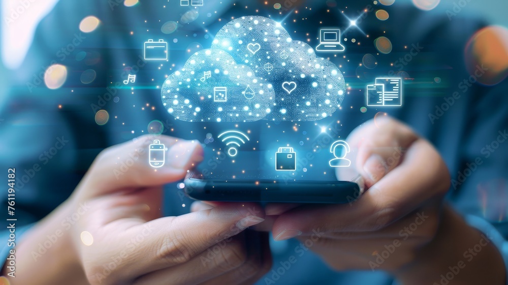 Connected in the Cloud Digital Innovation and Data Syncing with Smartphone Technology Connected in the Cloud Digital Innovation and Data Syncing with Smartphone Technology