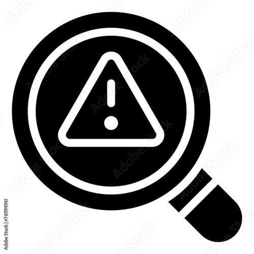 Free Download Threat Detection glyph icon - GFXLoad