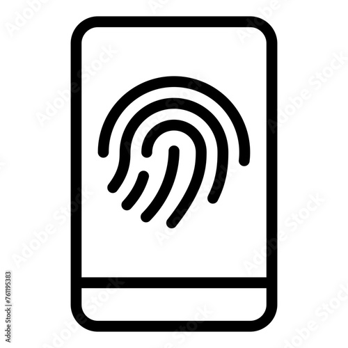 Two-Factor Authentication line icon