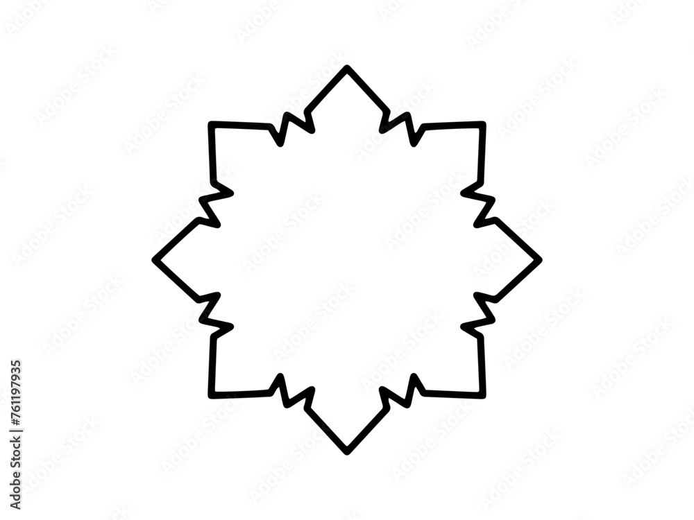 Islamic Frame Line Art Background Islamic Frame Line Art Background