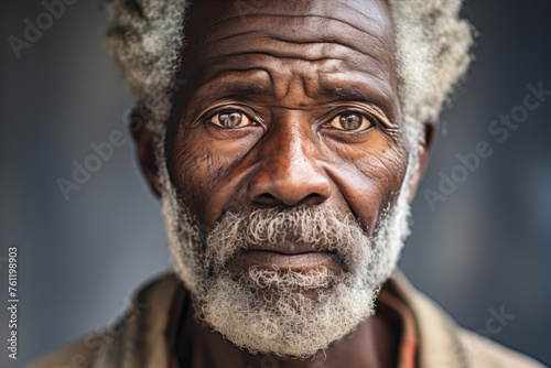 Portrait of an elderly African man
