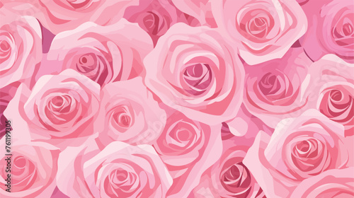 Background of pink rose for illustration flat vector