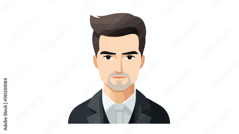 Male vector flat color icon flat vector