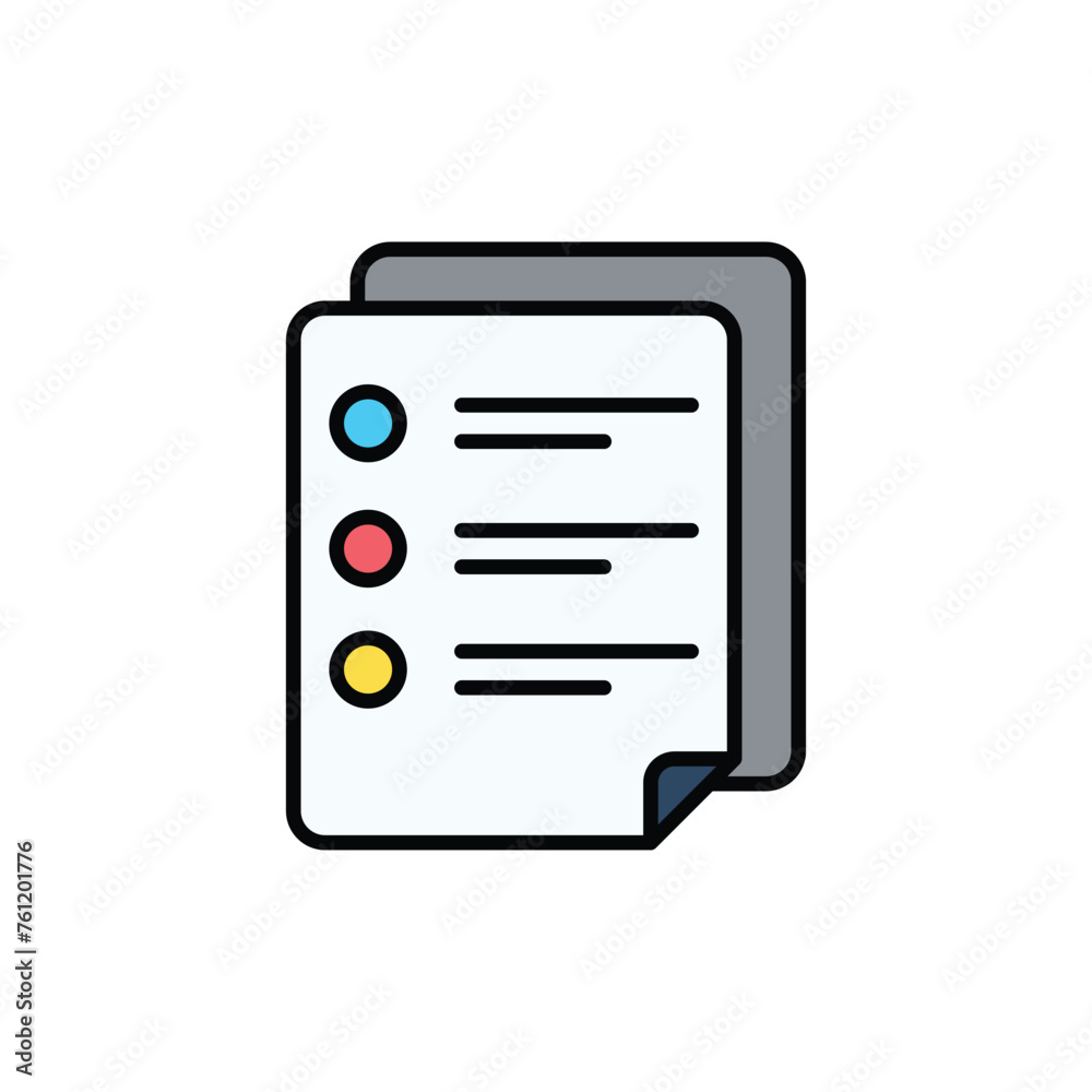 Memo icon design with white background stock illustration Memo icon design with white background stock illustration