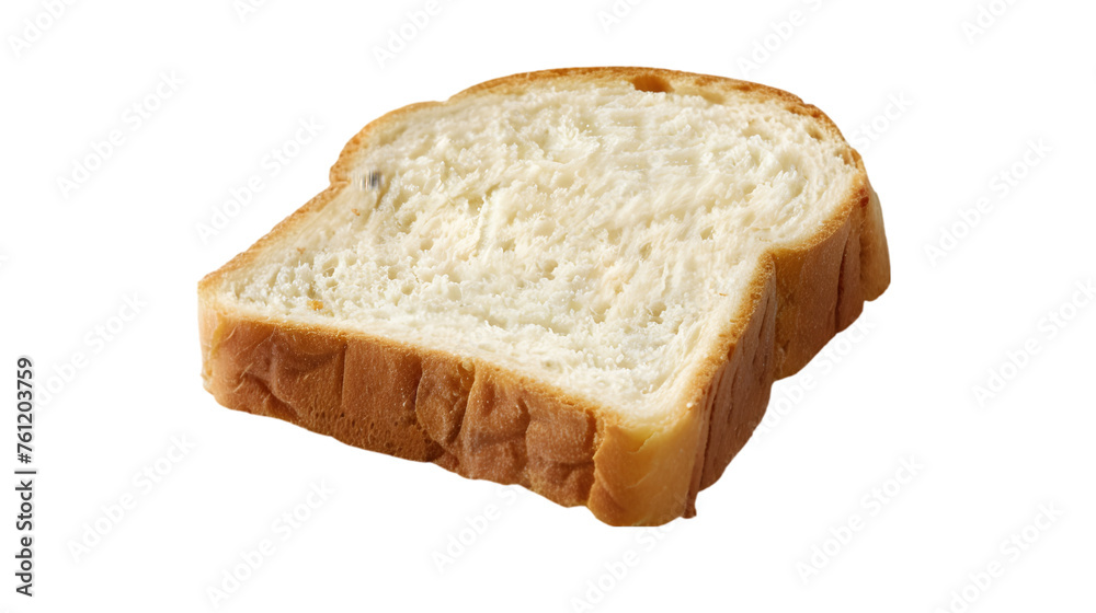 A slice of bread on a transparent background. PNG file A slice of bread on a transparent background. PNG file