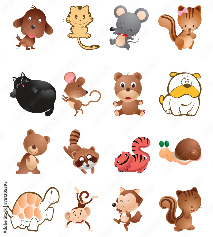 Fototapeta premium Print 7-3-67 All animal_02