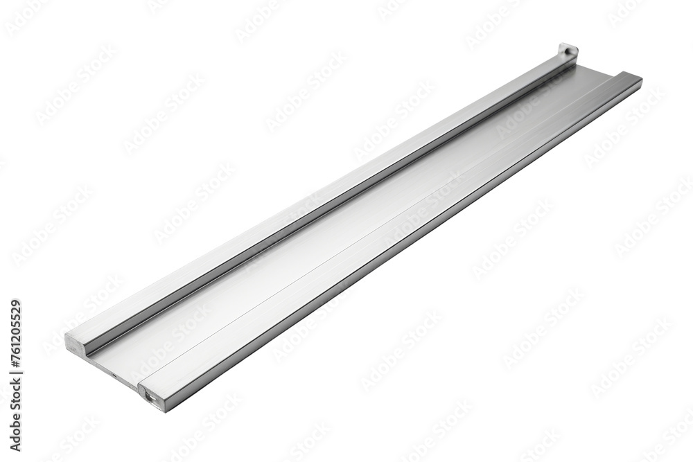 Metal Shelf With White Background. On a Transparent Background. Metal Shelf With White Background. On a Transparent Background.