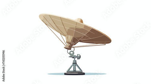 Rendering home satellite antenna